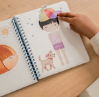 Aankleed- en stickerboek Jim & Friends