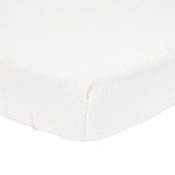 Hoeslaken hydrofiel wieg Soft White