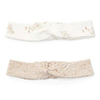 2-pack haarbanden - Zand - Newborn Naturals - Baby Bunny