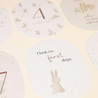 Mijlpaal kaarten - Beige - Baby Bunny - EN