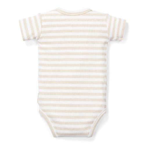 Romper korte mouw - Zand - Newborn Naturals