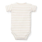 Romper korte mouw - Zand - Newborn Naturals