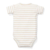 Romper korte mouw - Zand - Newborn Naturals