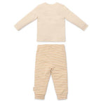 Tweedelige pyjama - Zand - Gestreept