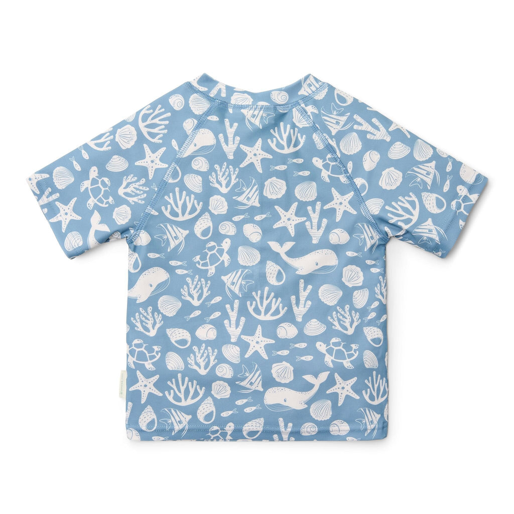 zwemshirt-korte-mouw-blauw-sea-life