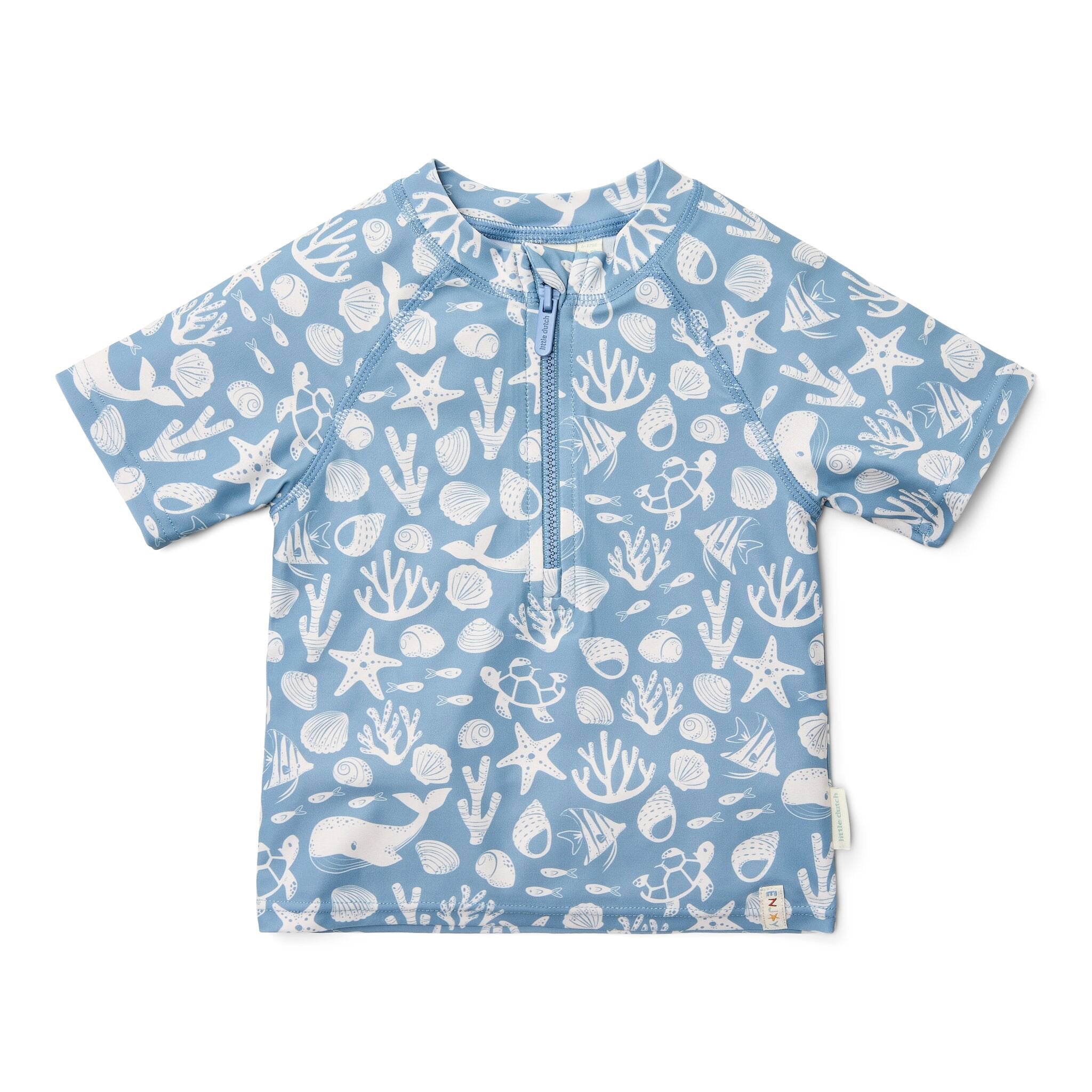 zwemshirt-korte-mouw-blauw-sea-life