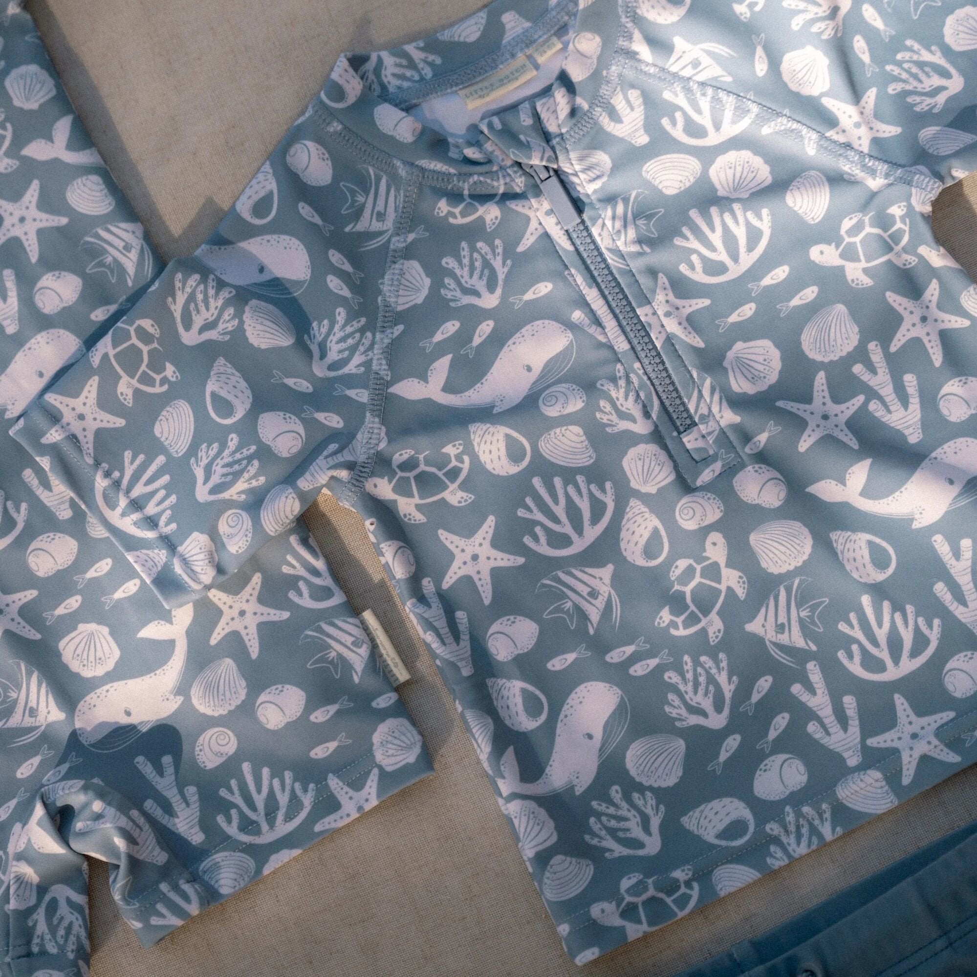 zwemshirt-korte-mouw-blauw-sea-life