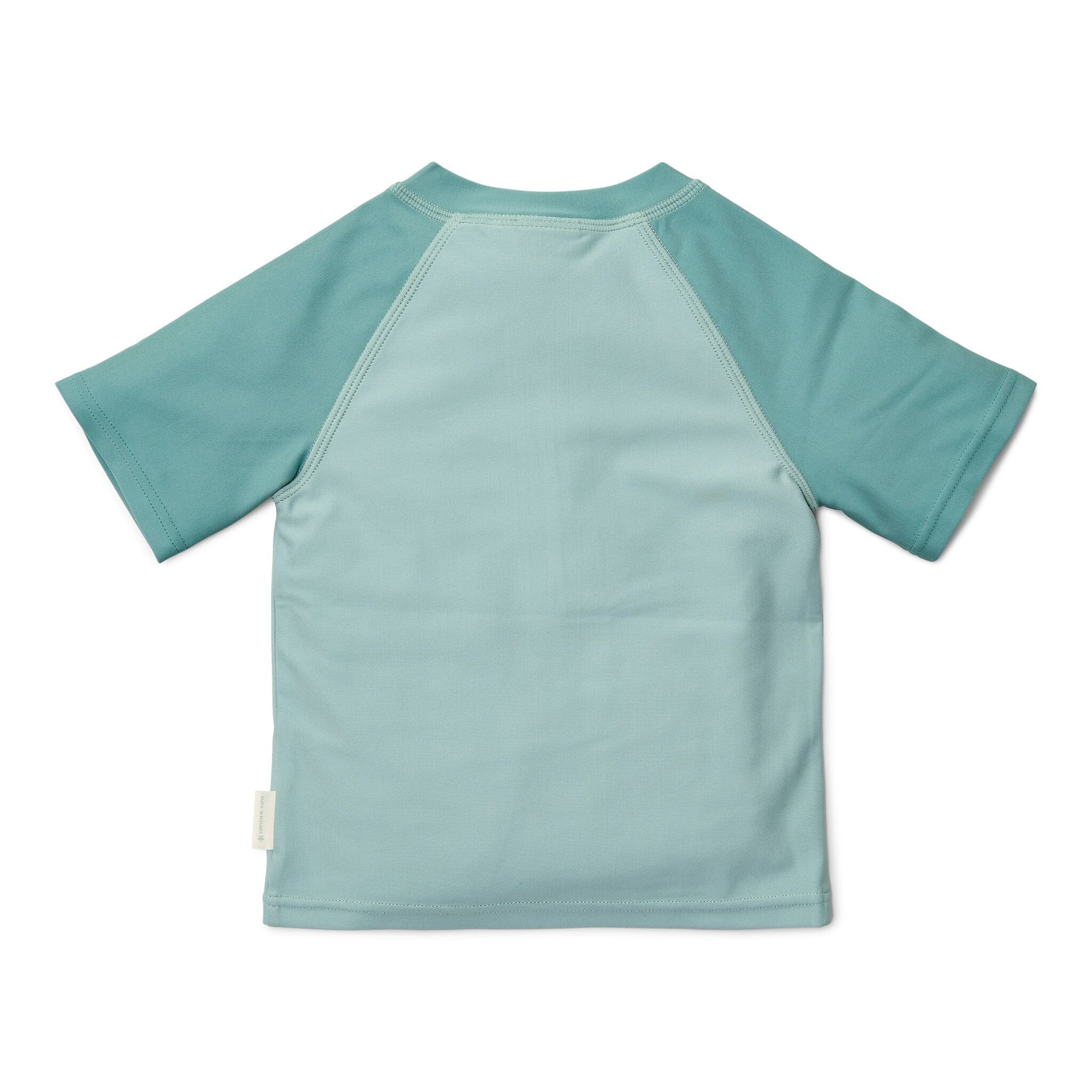 zwemshirt-korte-mouw-groen-seashells-and-stripes