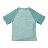 zwemshirt-korte-mouw-groen-seashells-and-stripes