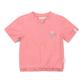 zwemshirt-korte-mouw-roze-sunny-flowers
