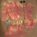 zwemshirt-korte-mouw-roze-sunny-flowers