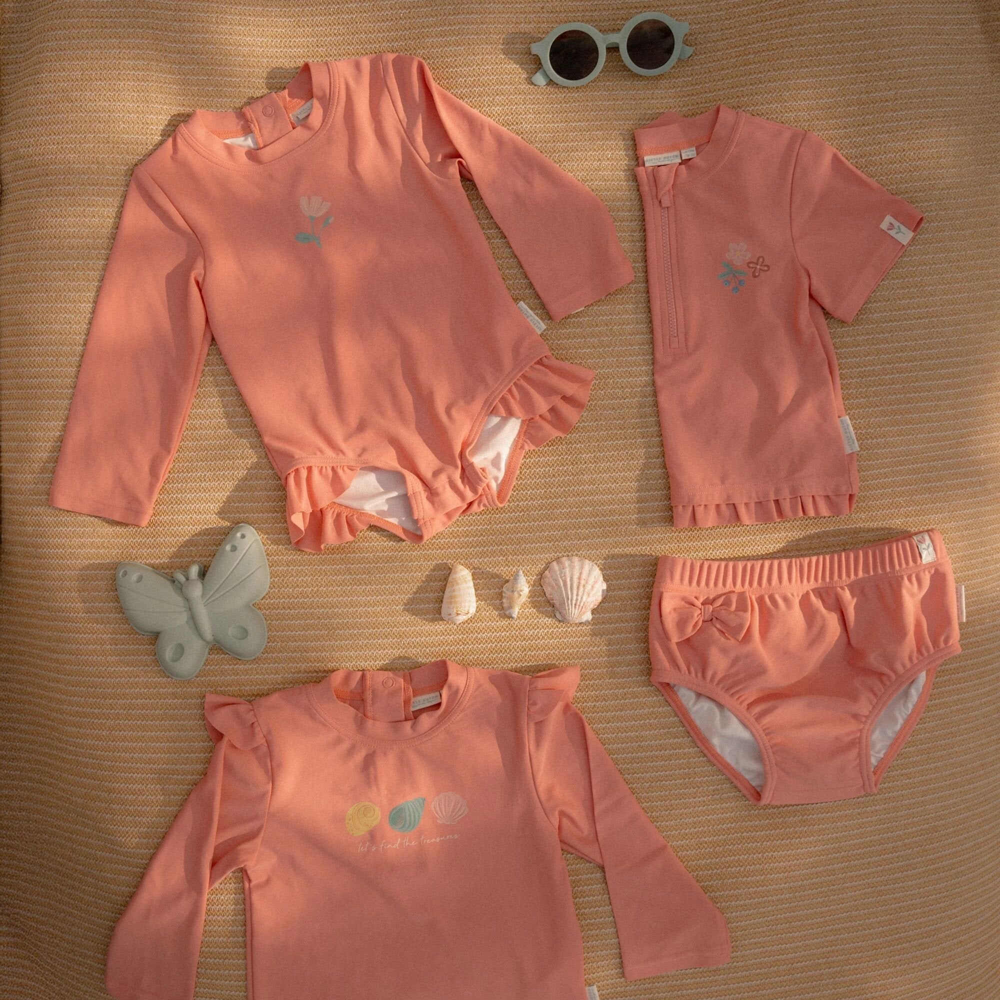 zwemshirt-korte-mouw-roze-sunny-flowers