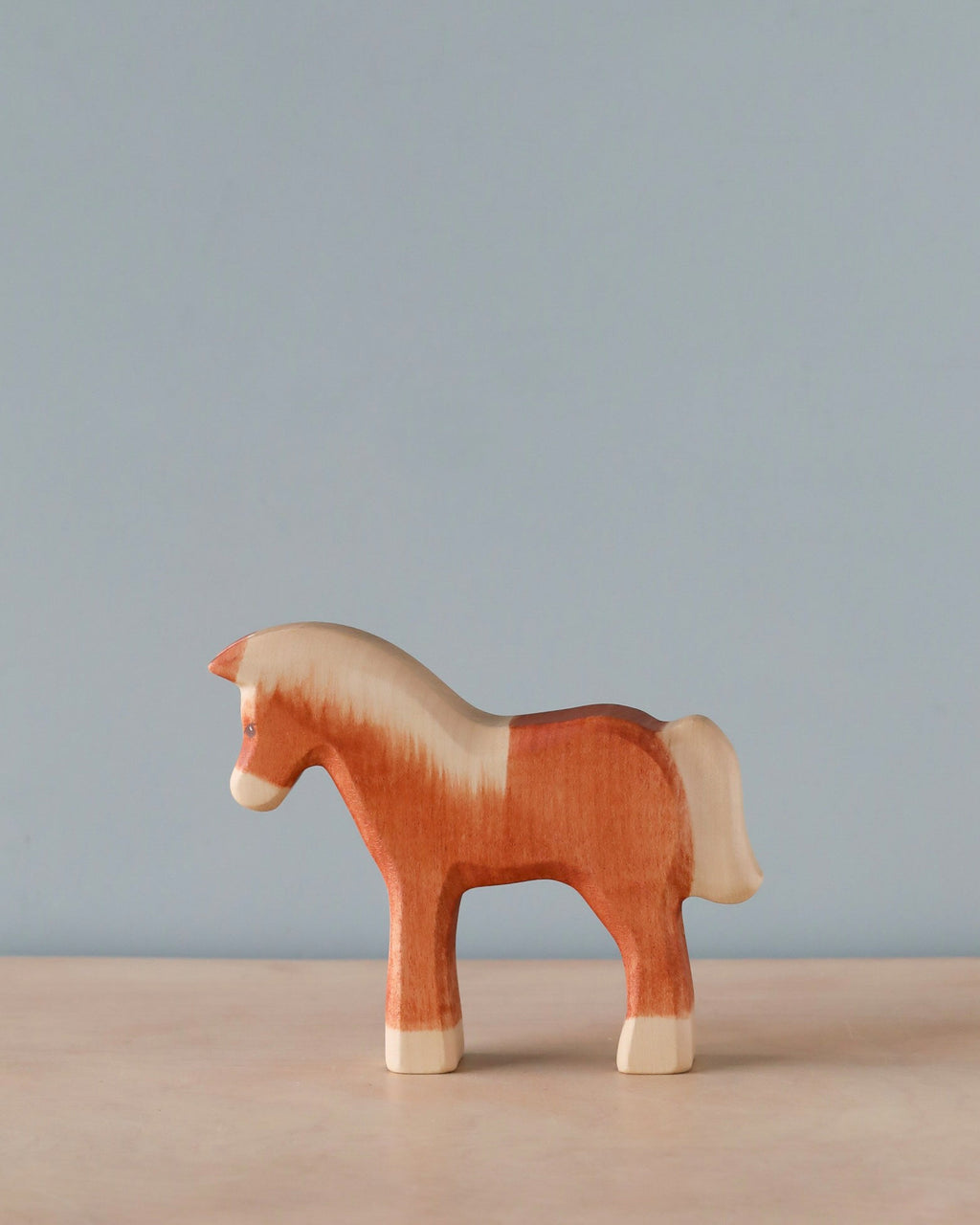 Handmade Holzwald Light Brown Horse