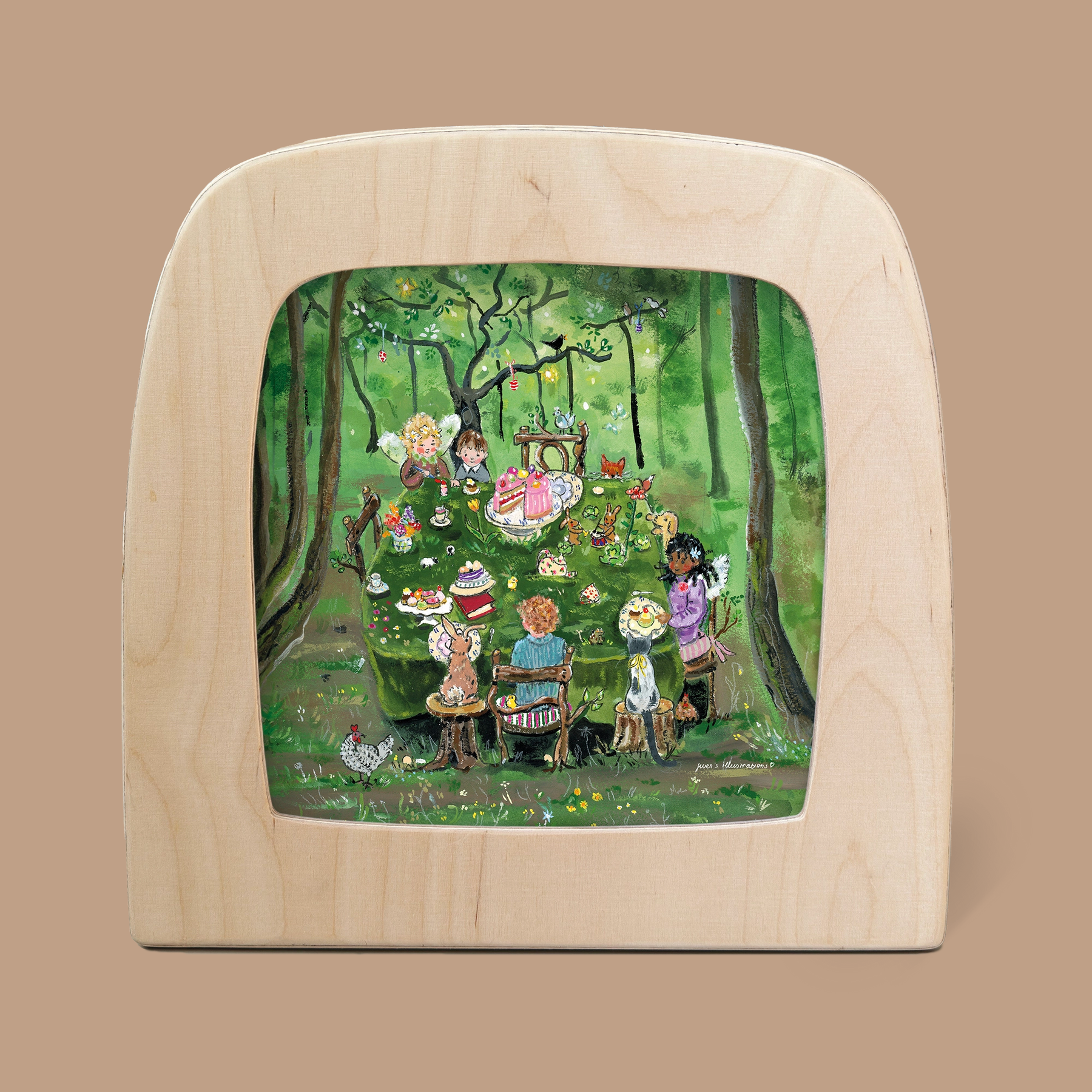 Silhouette Only - Forest Tea Party