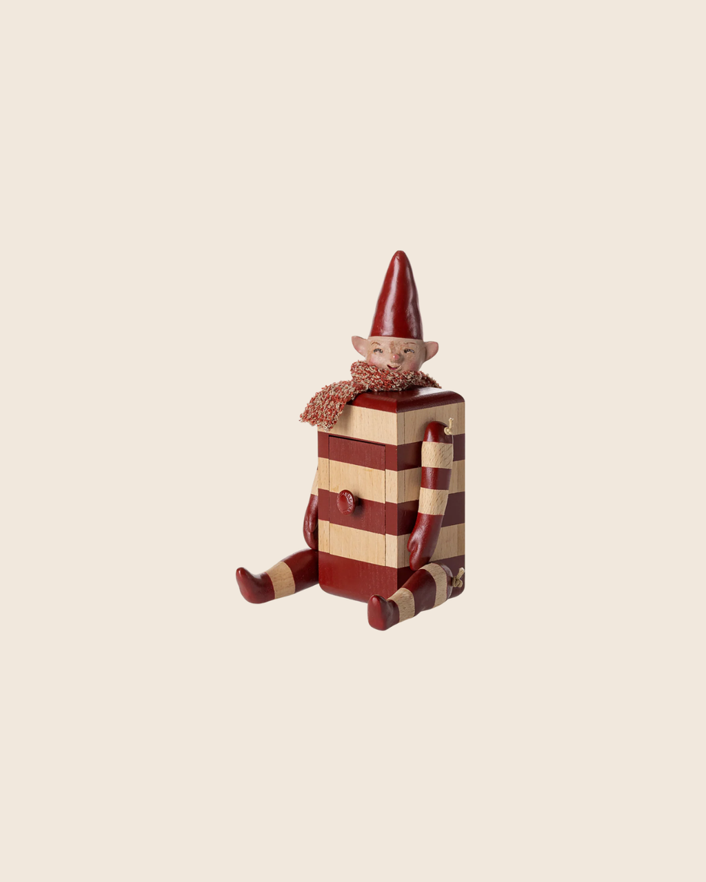 PRE-ORDER: Maileg Elf with Drawer - Red (Estimated Arrival Mid August)
