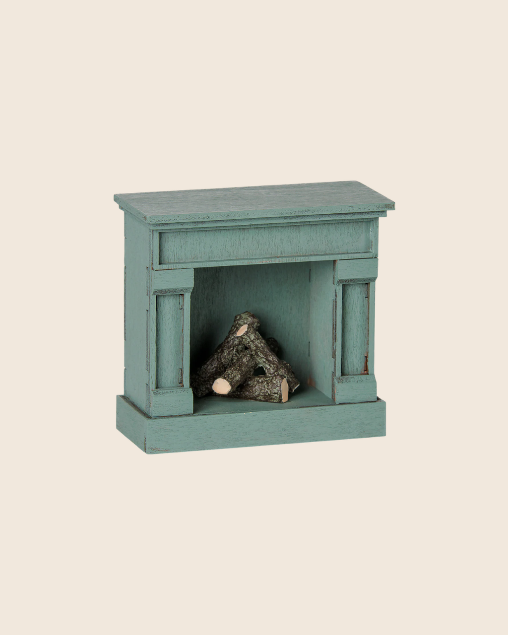 PRE-ORDER: Maileg Fireplace, Mouse - Blue (Estimated Arrival Mid August)